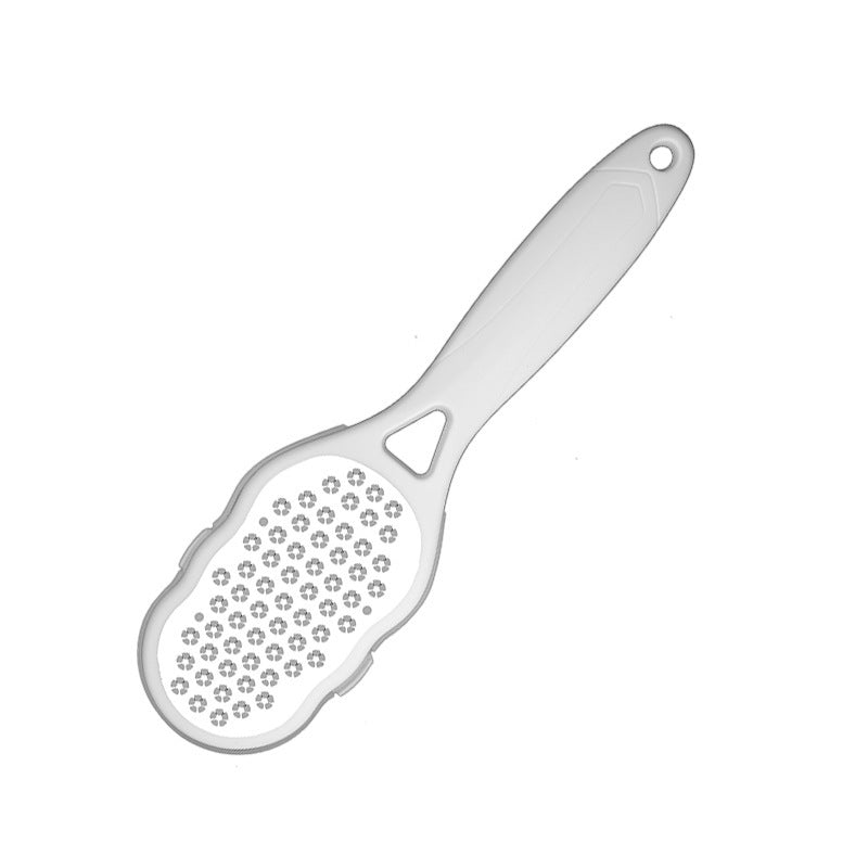 Stainless steel foot file/scrubber/pee file for removing dead skin and calluses - pedicure tools available now.